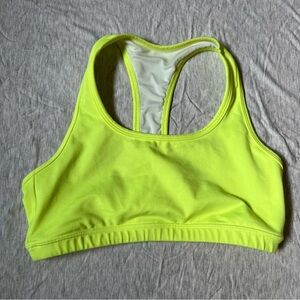 Fleo Neon Yellow Sports Bra